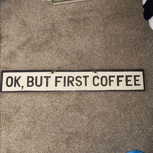 Vintage Brandy Melville wooden sign